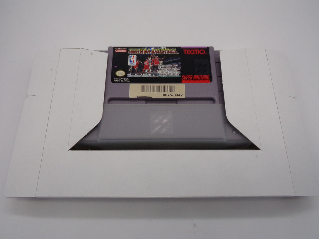 Tecmo Super NBA Basketball Super Nintendo SNES Boxed Used