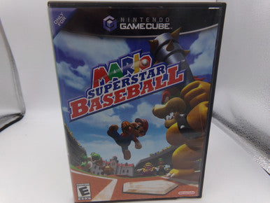 Mario Superstar Baseball Nintendo Gamecube CASE AND MANUAL ONLY