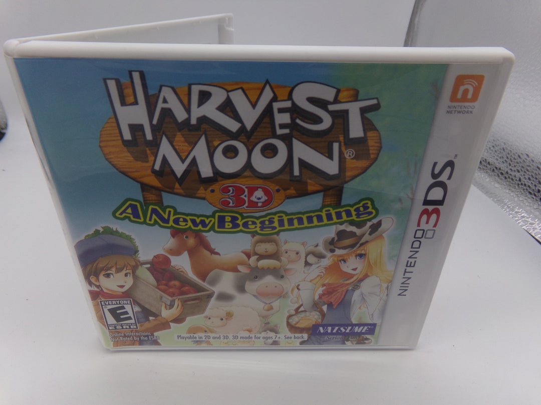 Harvest Moon 3D: A New Beginning Nintendo 3DS CASE AND MANUAL ONLY