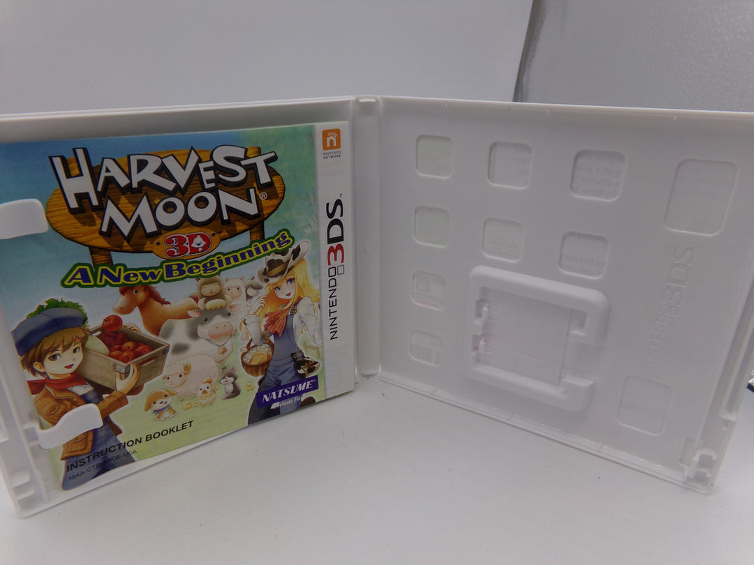 Harvest Moon 3D: A New Beginning Nintendo 3DS CASE AND MANUAL ONLY