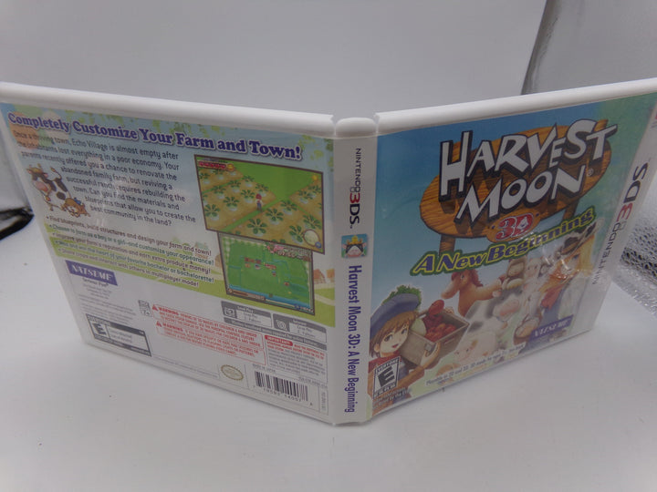 Harvest Moon 3D: A New Beginning Nintendo 3DS CASE AND MANUAL ONLY