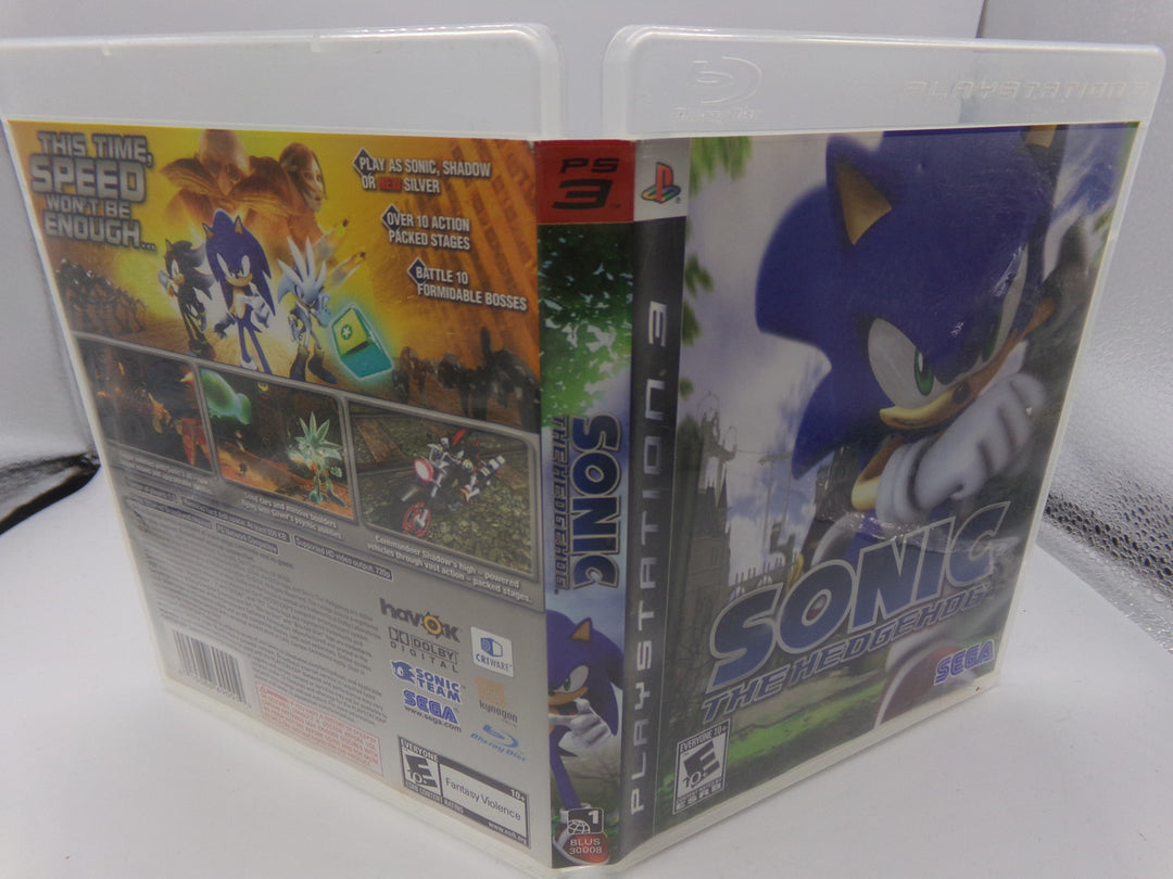Sonic the Hedgehog Playstation 3 PS3 CASE AND MANUAL ONLY