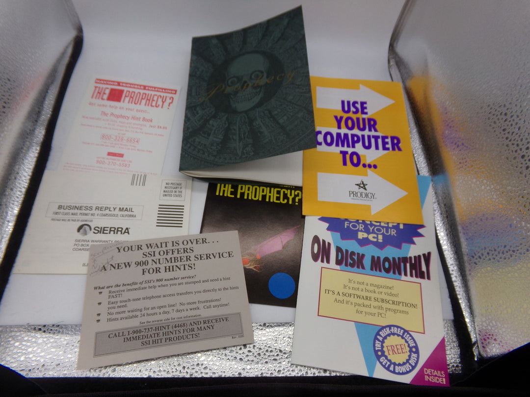 The Prophecy MS DOS PC Big Box Used