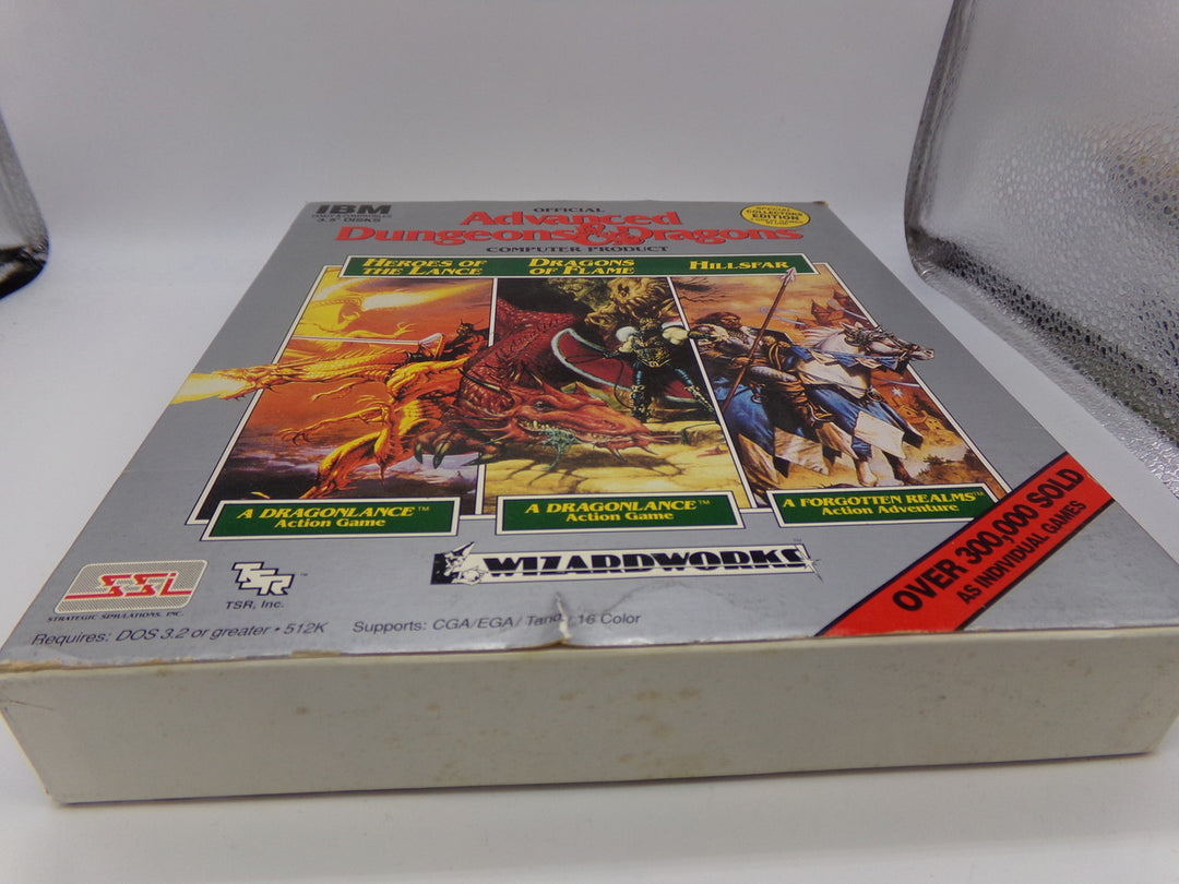 Advanced Dungeons & Dragons Special Collector's Edition Triple Pack (Heroes of the Lance/ Dragons of Flame/Hillsfar) Big Box PC Used