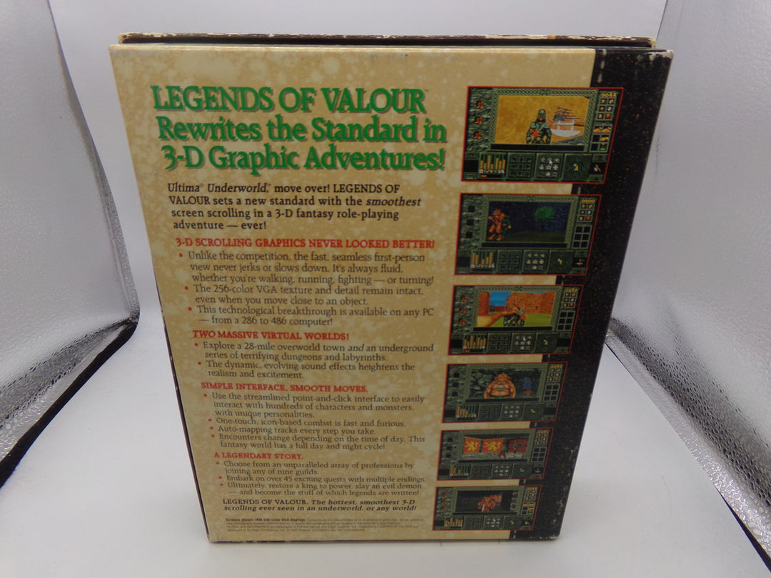 Legends of Valour PC Big Box Used