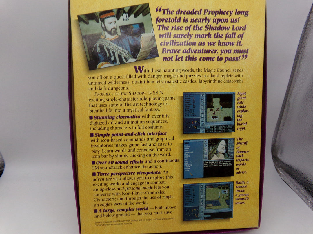 Prophecy of Shadow PC Big Box Used