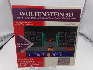 Wolfenstein 3D Mr. Disk Platinum Series PC Used