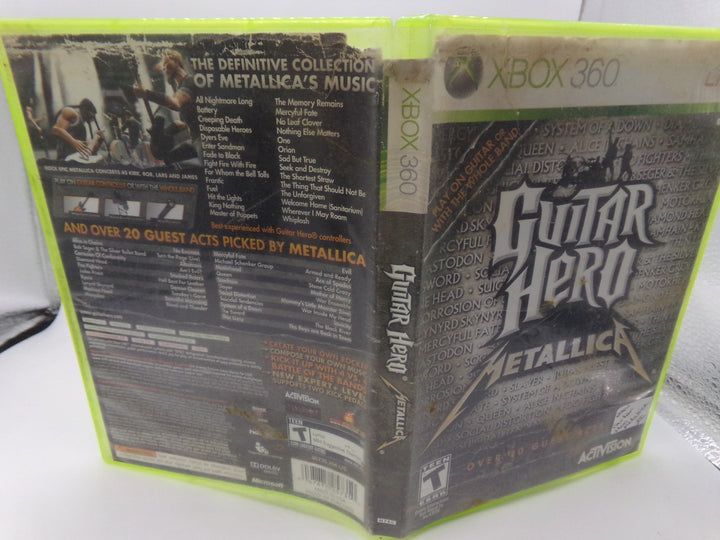 Guitar Hero: Metallica Xbox 360 Used