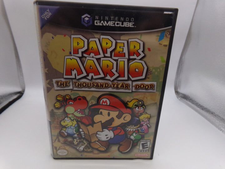 Paper Mario: The Thousand-Year Door (Black Label) Nintendo Gamecube CASE AND MANUAL ONLY