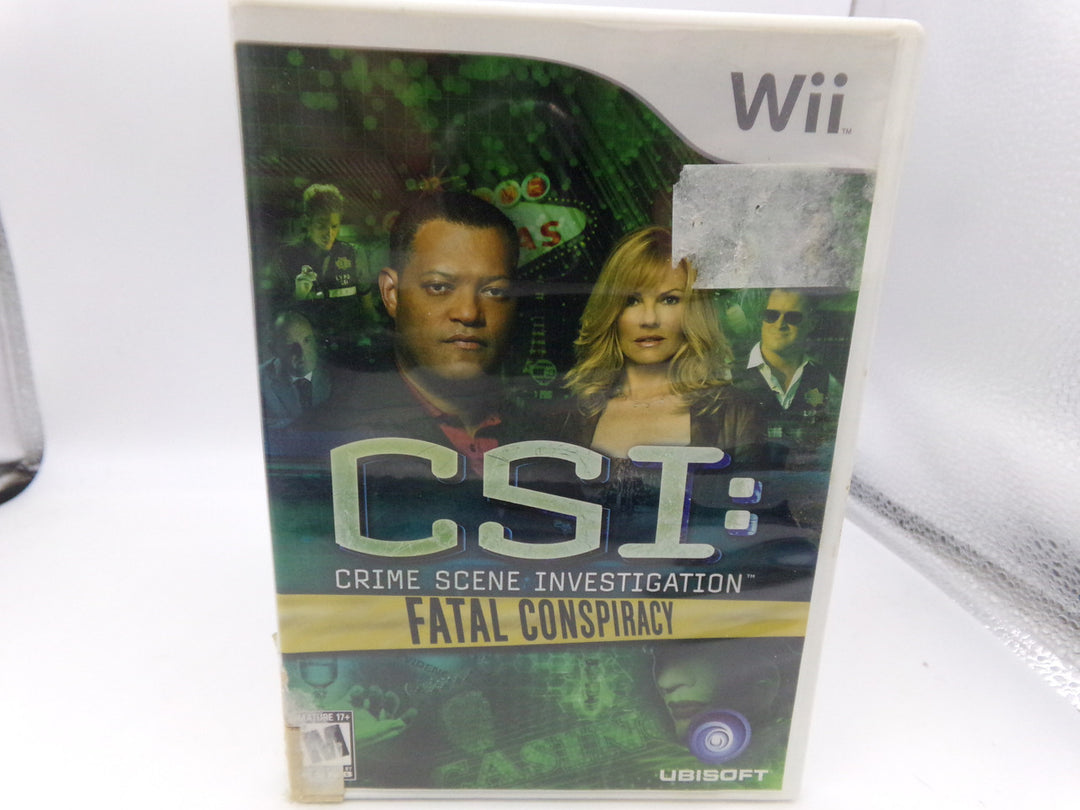 CSI: Fatal Conspiracy Nintendo Wii Used