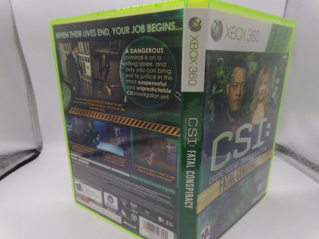 CSI: Fatal Conspiracy Xbox 360 Used