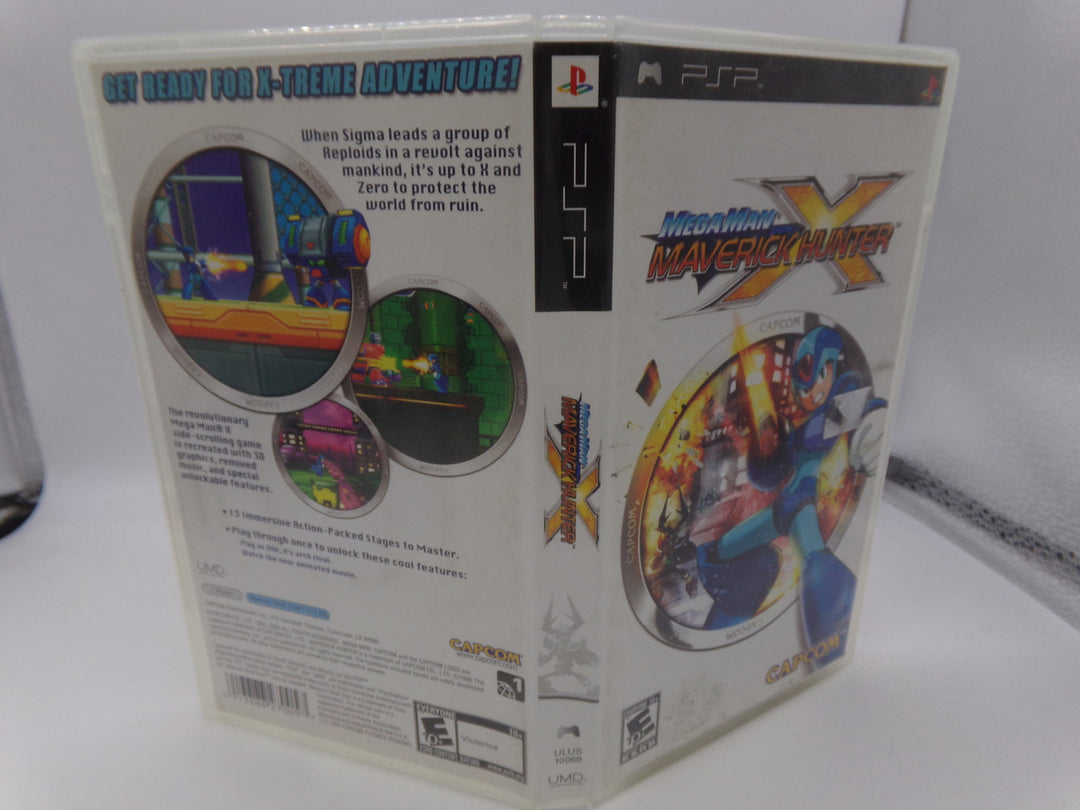 Mega Man Maverick Hunter X Playstation Portable PSP Used