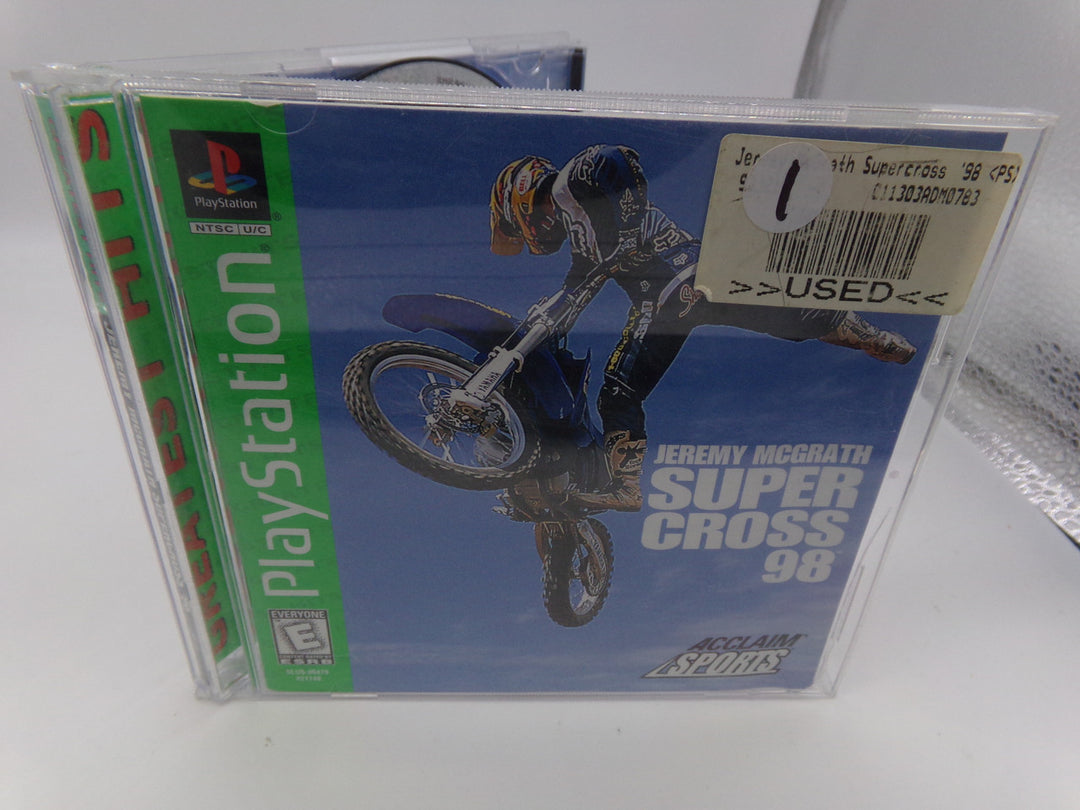 Jeremy McGrath Supercross '98 Playstation PS1 Used