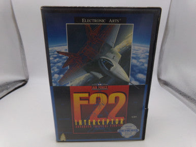 F-22 Interceptor Sega Genesis Boxed Used