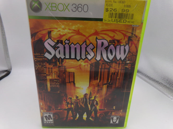 Saints Row Xbox 360 Used