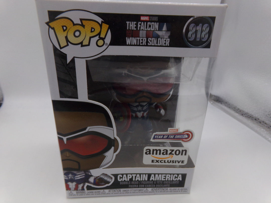 The Falcon and the Winter Soldier - #818 Captain America (Special Edition) (Amazon Exclusive) Funko Pop