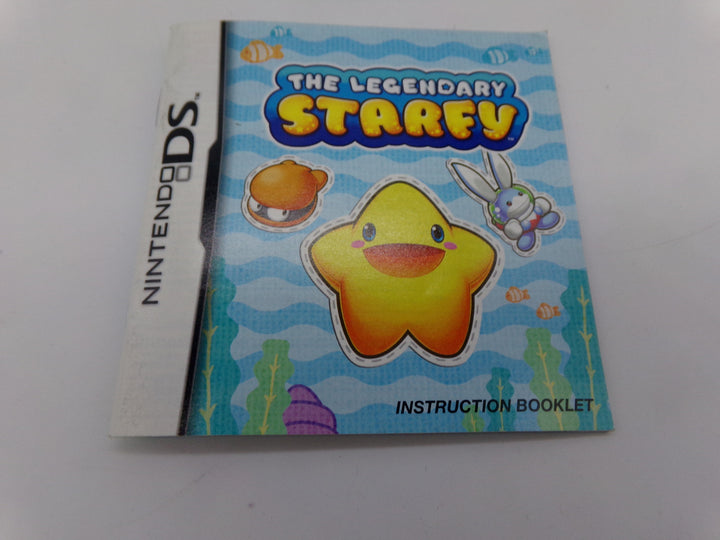 Legendary Starfy Nintendo DS MANUAL ONLY