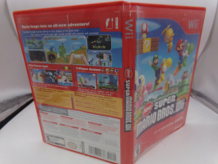 "New" Super Mario Bros. Wii CASE AND MANUAL ONLY    CO111424