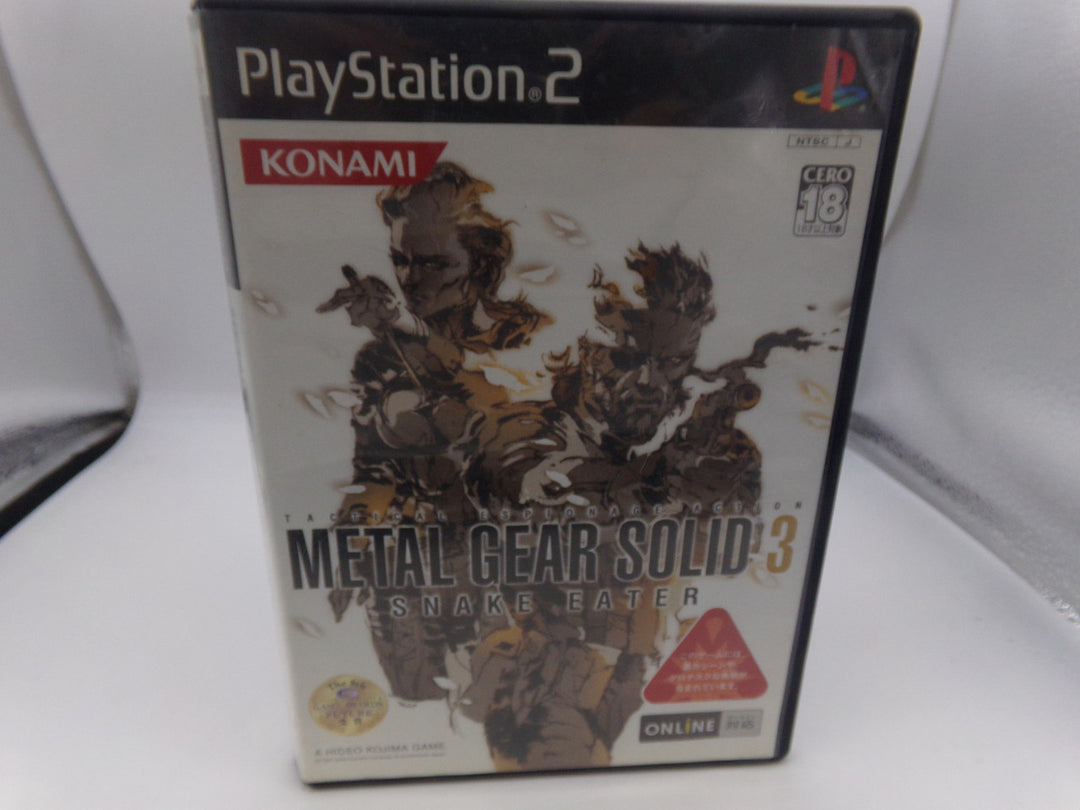 metal gear solid 3 snake eater ps2 Metal Gear Solid 3: Snake Eater (Japanese) Playstation 2 PS2 Used – Core Gaming