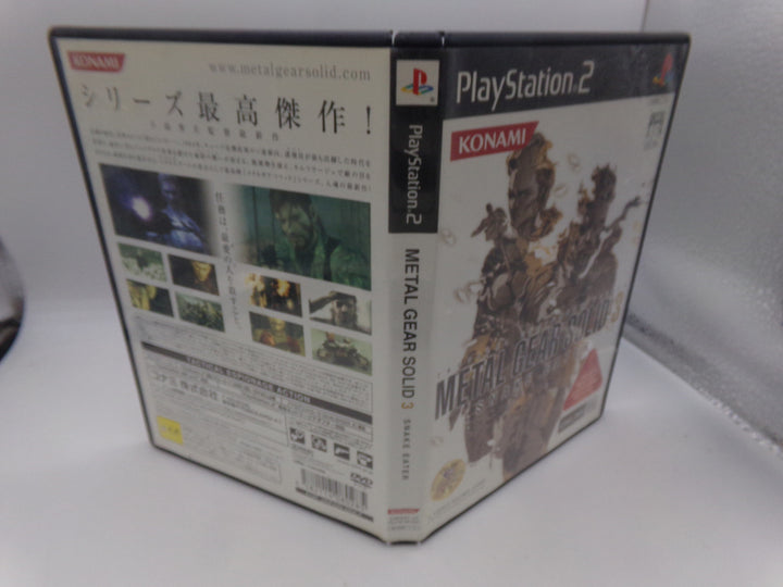 Metal Gear Solid 3: Snake Eater (Japanese) Playstation 2 PS2 Used