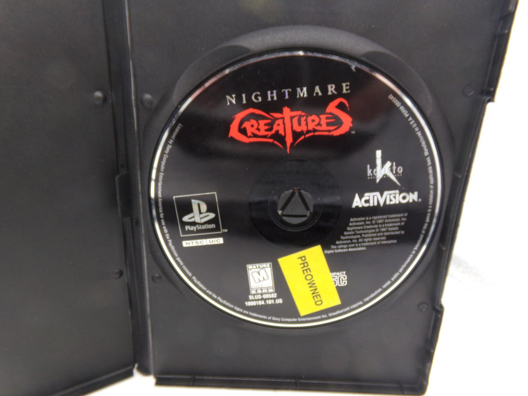 Nightmare Creatures Playstation PS1 Disc Only