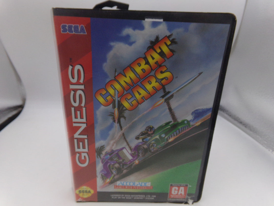 Combat Cars Sega Genesis Boxed Used