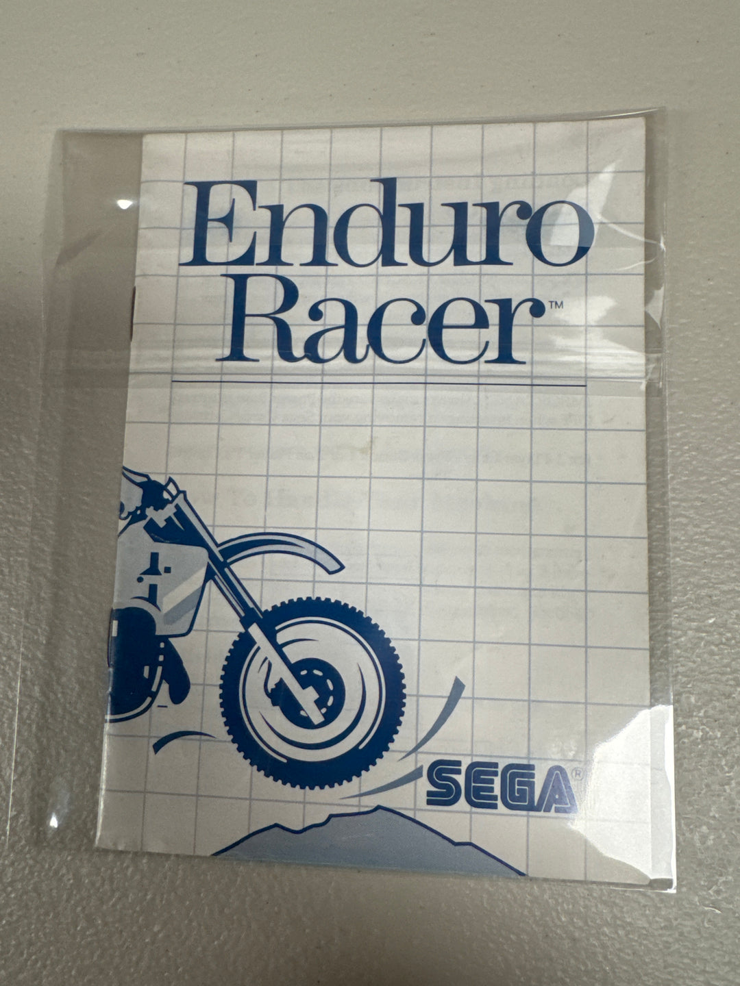 Enduro Racer - Sega Master System - Manual Only MO6526
