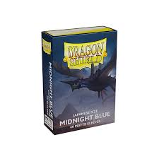 Dragon Shield Sleeves: Japanese- Matte Midnight Blue (60 ct.) MD51326