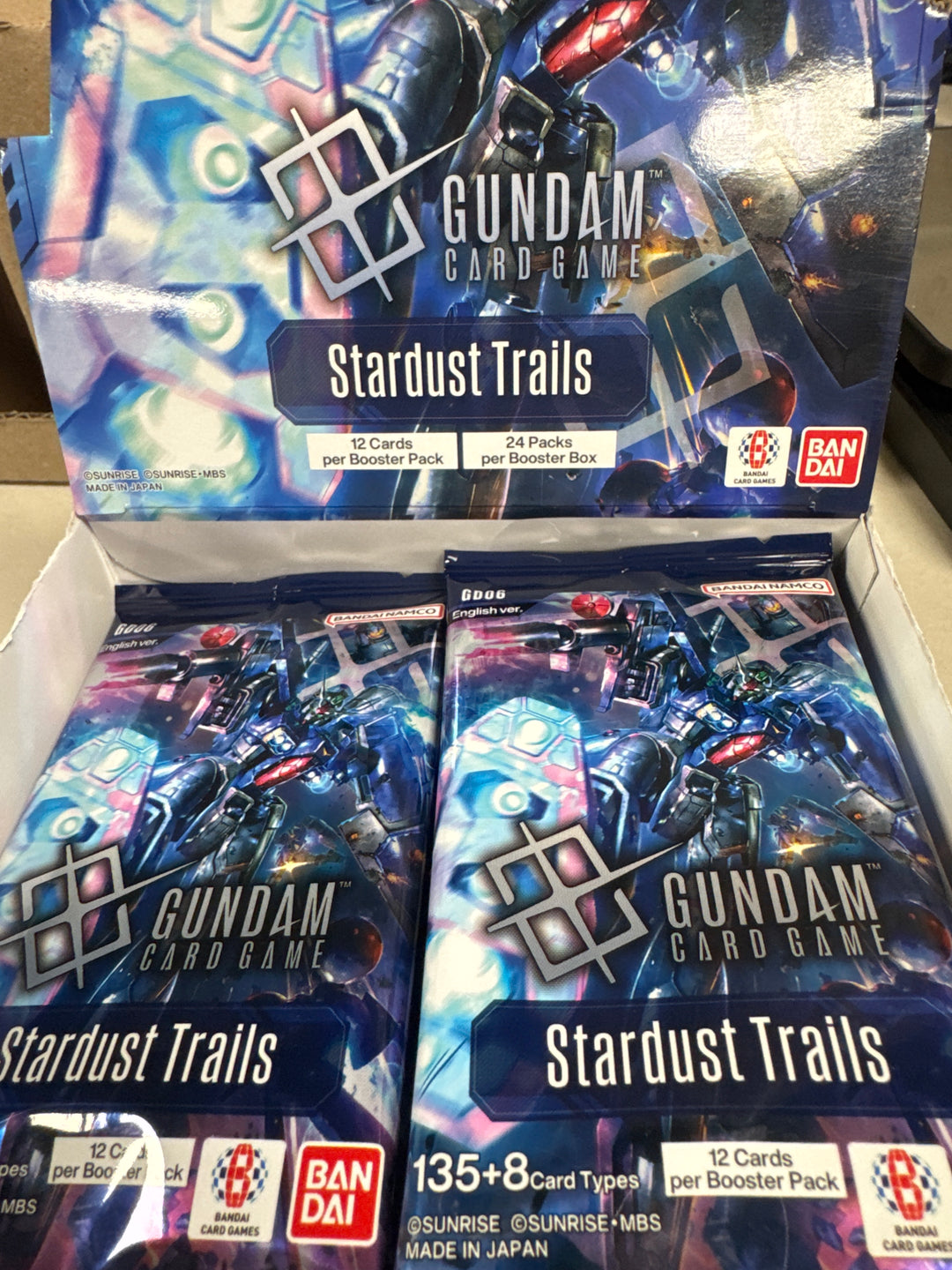 Gundam Card Game: Set 6- Stardust Trails Booster Pack or Box [GD06] One Box Per Household, In store Pick Up Only)