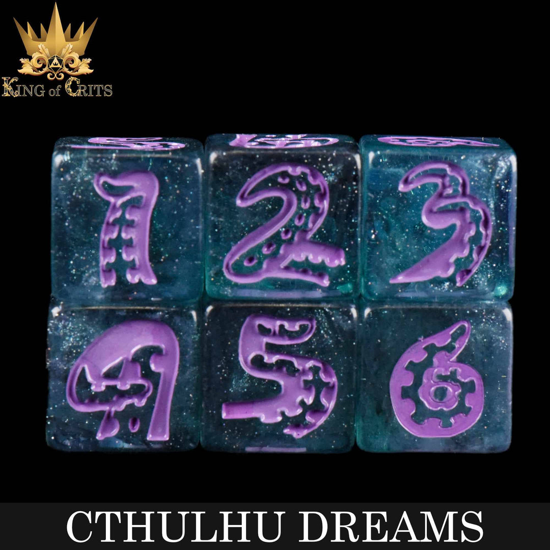 King of Crits Cthulhu Dreams - 11 Dice Set NE4226