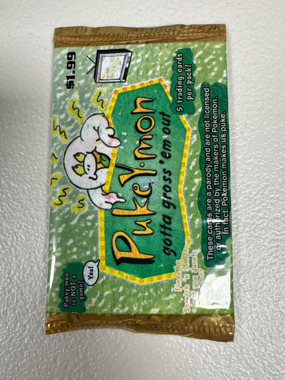 Pukey-Mon (Pokemon) Trading Card Pack MD52126