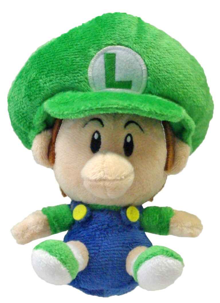 Little Buddy Super Mario Baby Luigi 6" Plush