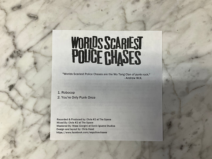 Anti-Flag / Worlds Scariest Police Chases - 20 Years of Hell: Volume 1 (July 2013 Red Translucent Vinyl, Numbered) Very Good Plus VR101726