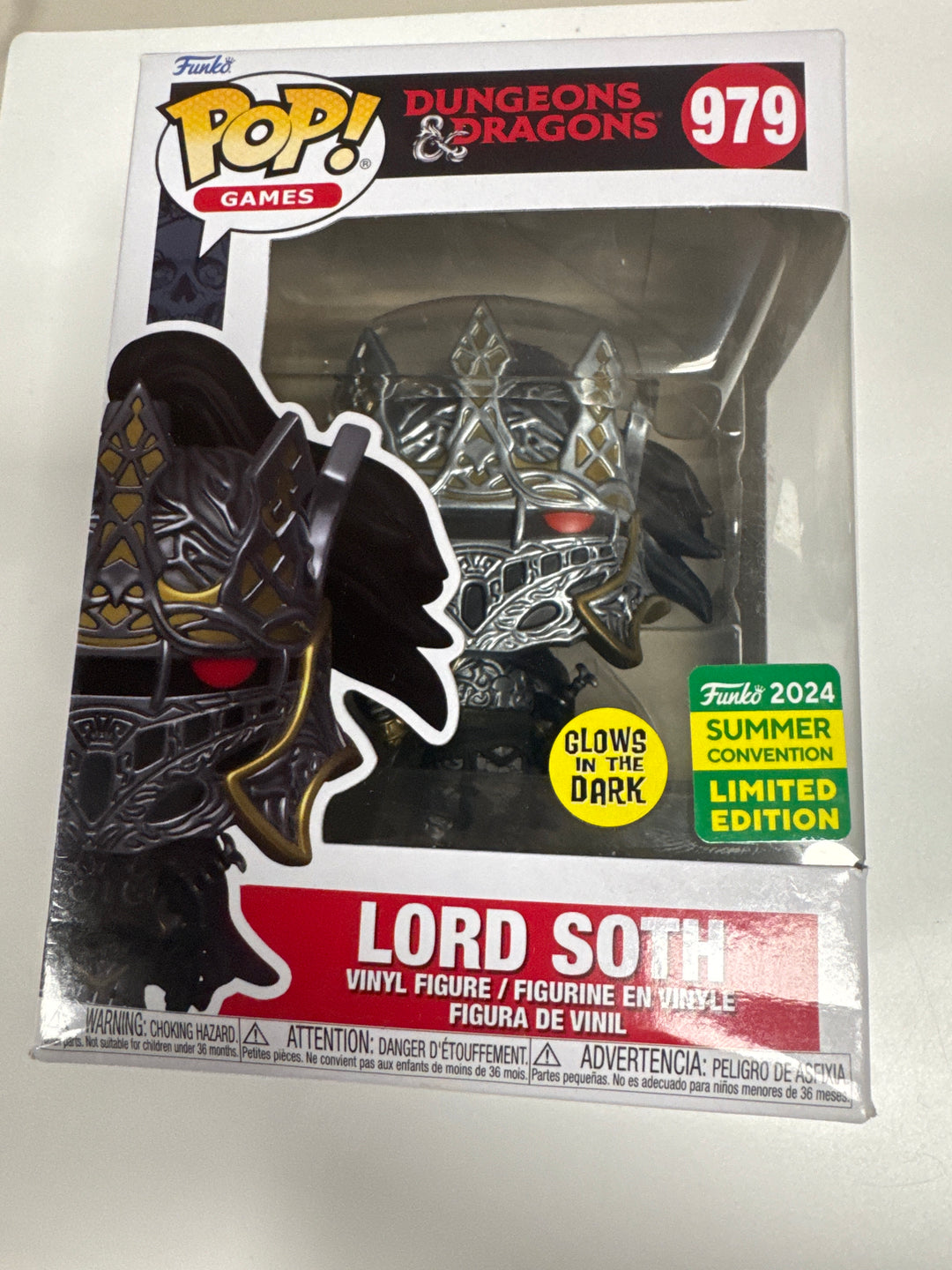 Funko Pop! Lord Soth #979 GITD Summer Convention Dungeons and Dragons FP73026