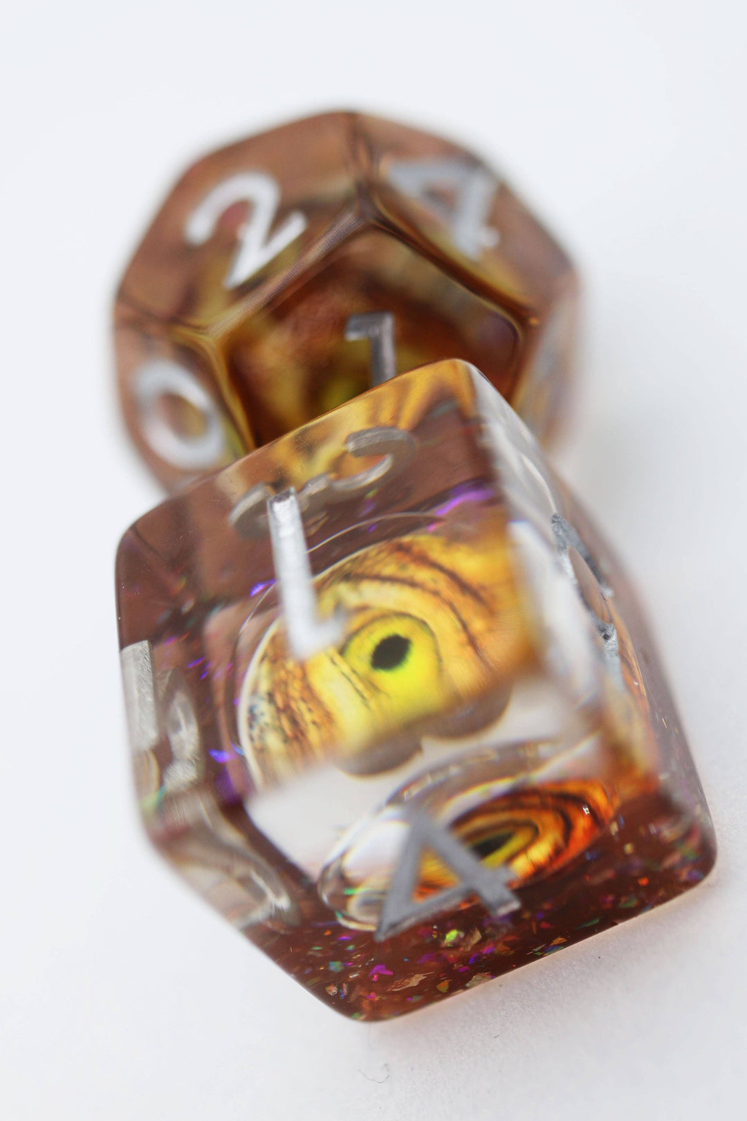 Golden Dragon Eye RPG Dice Set - NE043026
