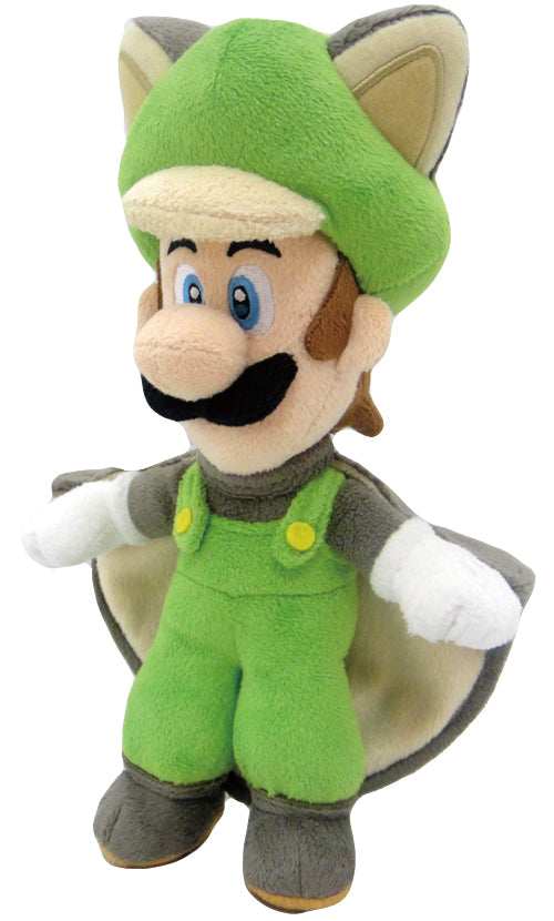 Little Buddy Super Mario Flying Squirrel Luigi 9" Plush