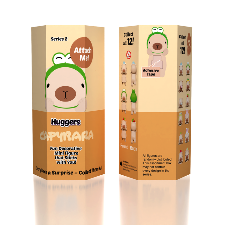 Capybara Huggers: The Phone Hugging Animals Collectable Figurine Blind Bag (1pc) NE32026