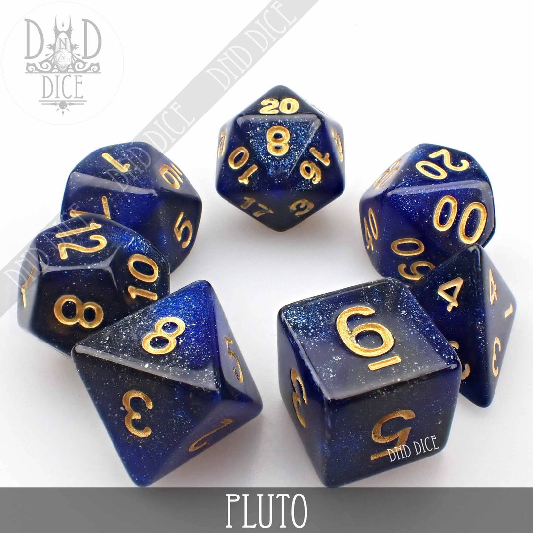 King of Crits Pluto Dice Set NE4226