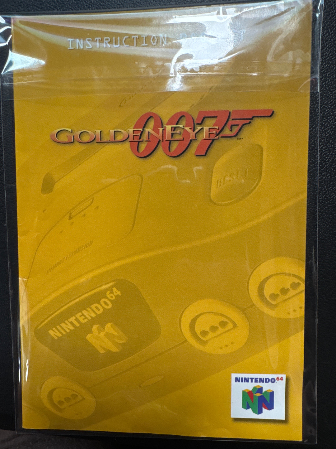 Goldeneye 007 N64 Manual Only MO52626