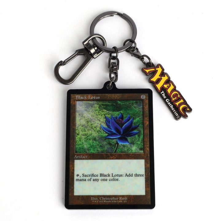 Pintrill MTG Black Lotus Card Keychain NE72726