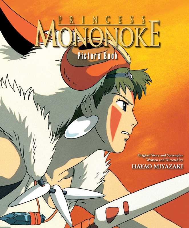 Princess Mononoke Picture Book by Hayao Miyazaki NE32526