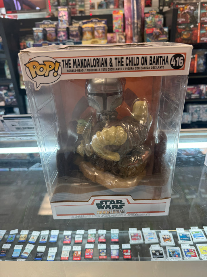 Funko Pop! Star Wars Mandalorian The Child with Child on Bantha 416 mh61724