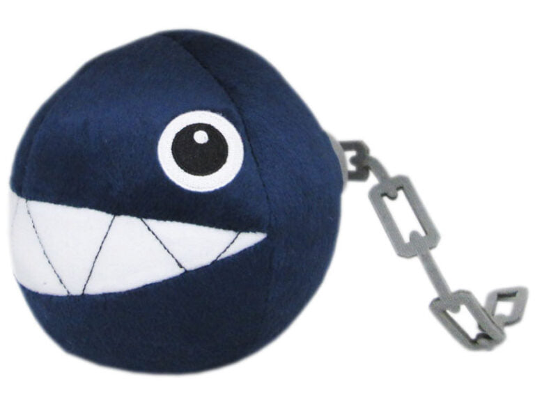 Little Buddy Super Mario Chain Chomp 6" Plush