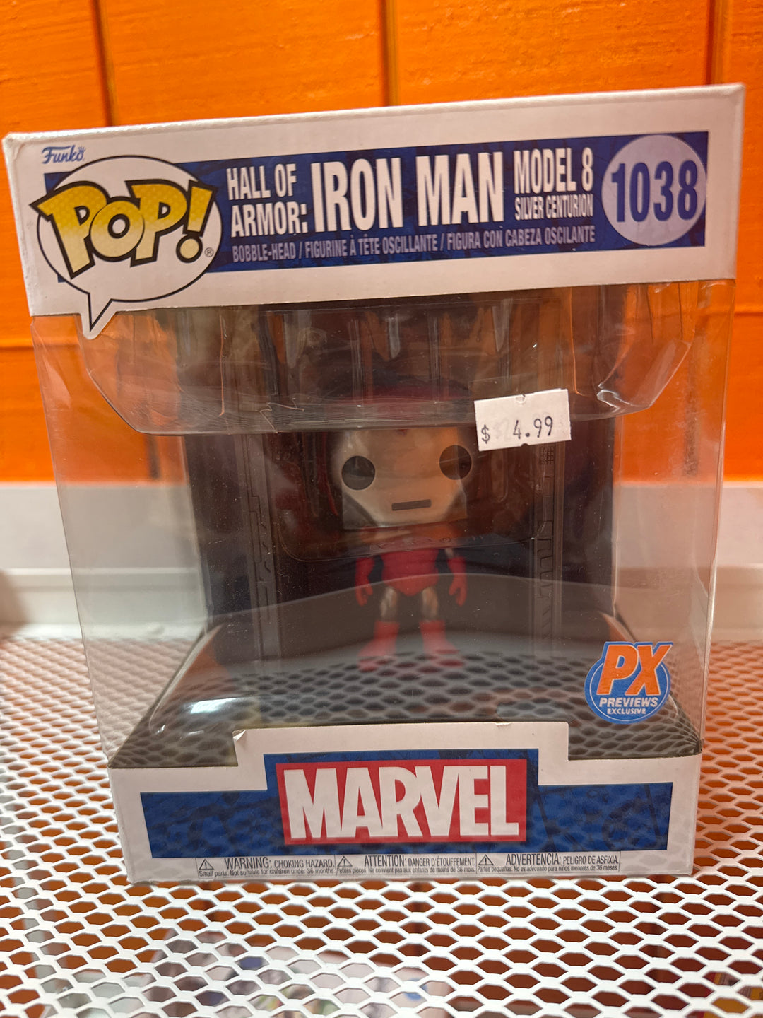 Funko Pop! Hall of Armor Model 8 Silver Centurion #1038 (PX Previews) Marvel FP41626