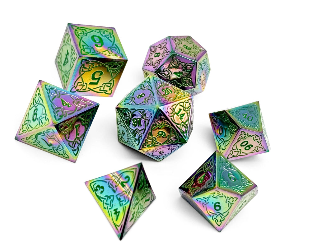 Norse Foundry Celtic Mystery Metal Dice Set NE31726
