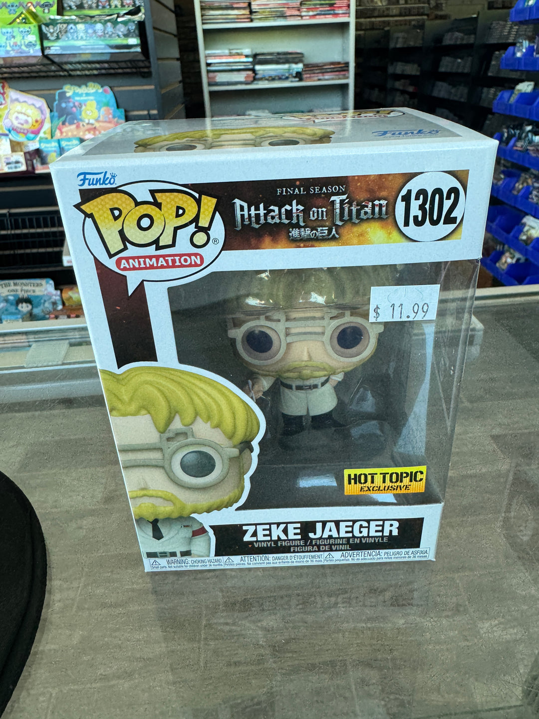 Attack on Titan- Zeke Jaeger #1302 (Hot Topic) - Funko Pop