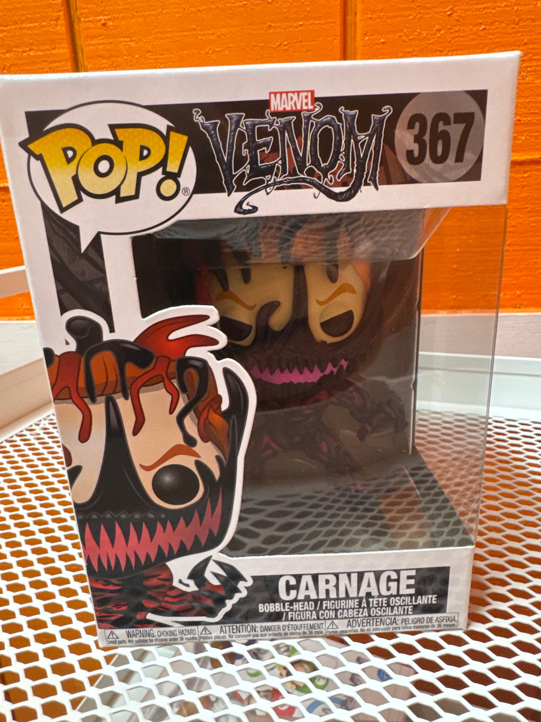 Funko Pop! Carnage #367 Marvel Venom FP41626