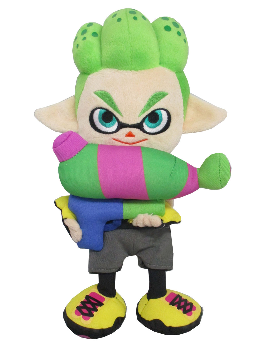 Little Buddy Splatoon Inkling Boy Neon Green 9" Plush