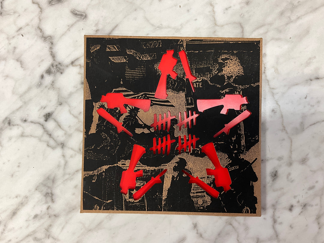 Anti-Flag / Worlds Scariest Police Chases - 20 Years of Hell: Volume 1 (July 2013 Red Translucent Vinyl, Numbered) Very Good Plus VR101726