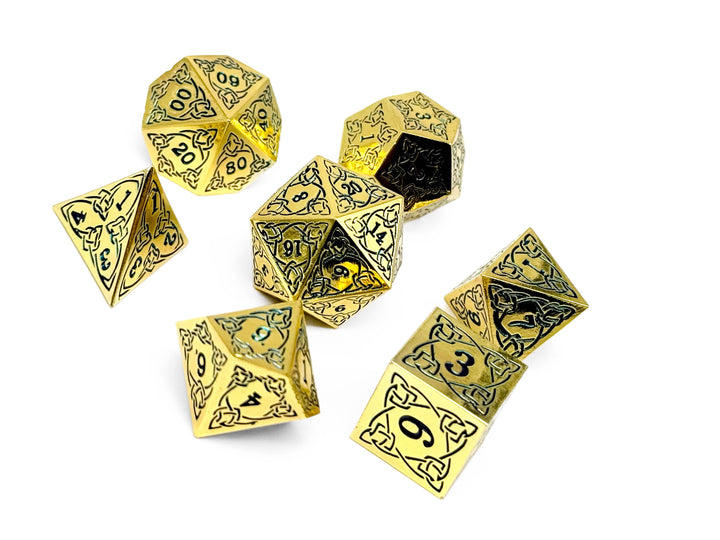 Norse Foundry Celtic Mystery Metal Dice Set NE31726